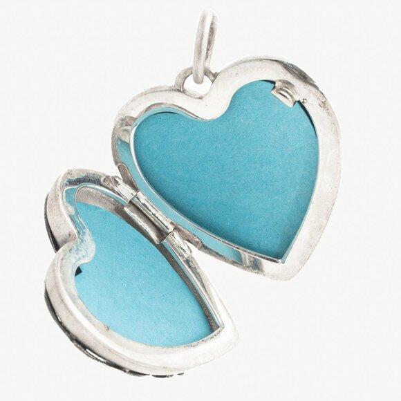 Tiffany & Co. Ziegfield Sterling Silver Heart Locket Pendant - Picture 3 of 5